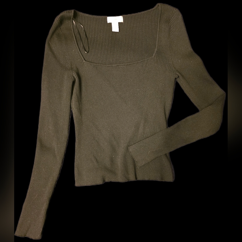 H&M Black Ribbed Garment
